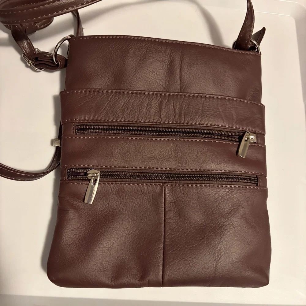Crossbody Bag - Mauve Purple non brand faux